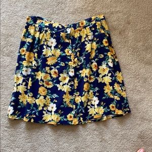 Forever 21 floral skirt